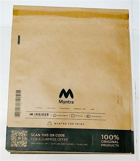 Myntra Paper Bag B 14x17 Inch Lip Lock At Rs 3 35 Piece Ecommerce