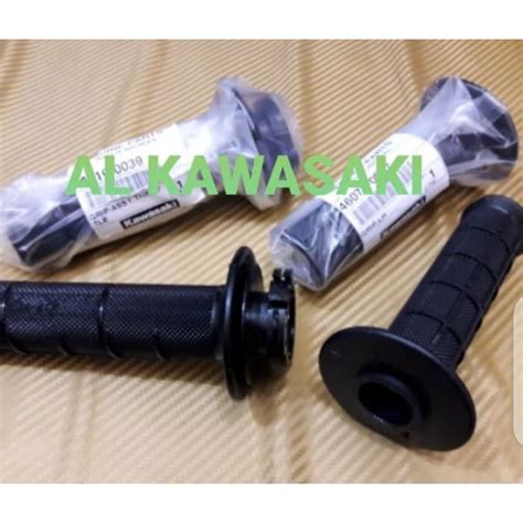 Jual Grip Gas Handgrip Hansfat Selongsong Set Klx150 Klx 150bf Original