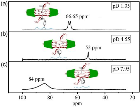 1 H NMR Spectra Of Fe III TPPS Encapsulated In The Complex Micelles At