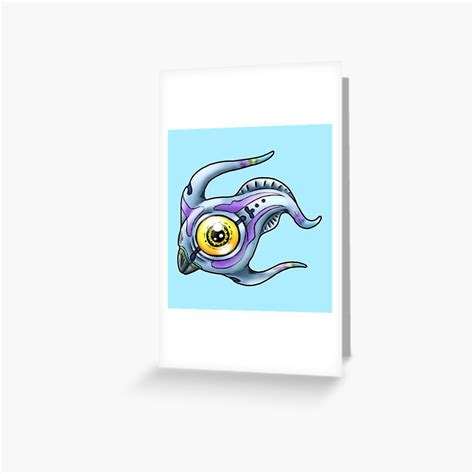 "[Subnautica: Below Zero] Arctic Peeper Fan Art" Greeting Card for Sale ...