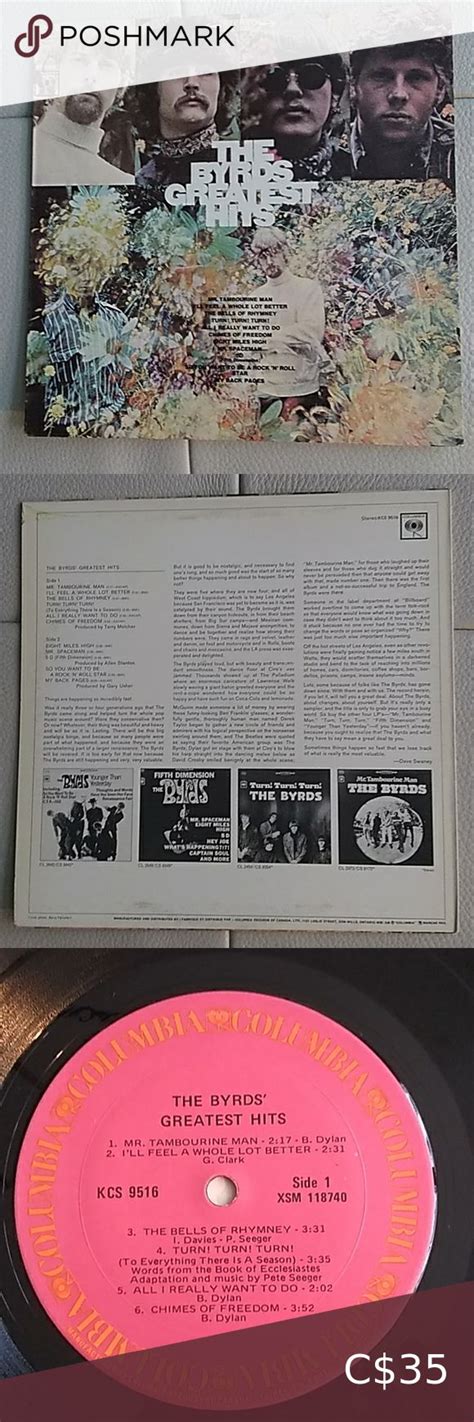 The Byrds - The Byrds Greatest Hits LP | Greatest hits, Greats, Hit