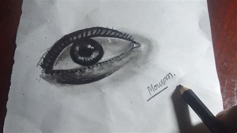 How To Draw An Eye Mousom Bharadwaj Youtube