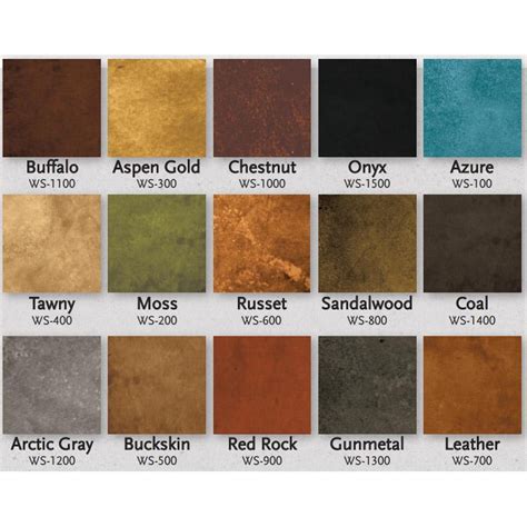 Concrete Water Based Stain Living Earth 4oz Samples Concrete