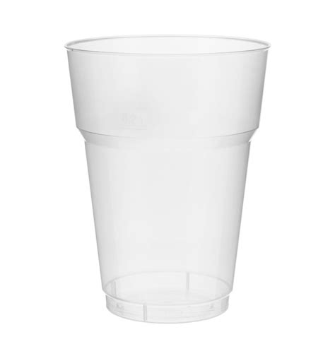 Vaso Reutilizable Irrompible Pp Cerveza Transparente Ml Uds