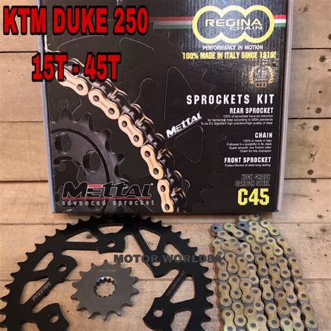 Sprocket Ktm Duke Duke Regina Kit Italy Original Sprocket