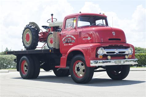 1956 Ford C 600 Flatbed Wford 2n Tractor For Sale On Bat Auctions Closed On November 5 2022