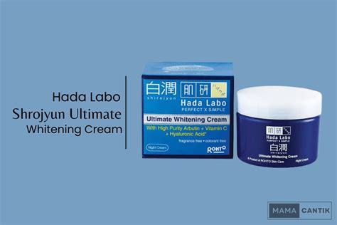 Review Hada Labo Shirojyun Ultimate Whitening Cream