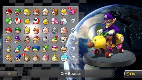 Mario Kart 8 Deluxe S New Character Select Screen Hints At More Booster