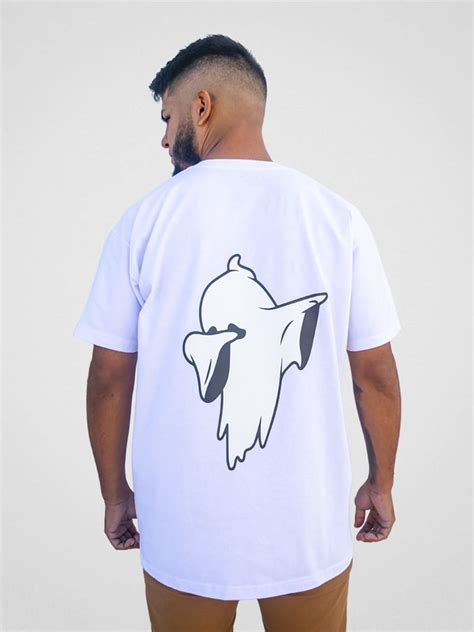 Remera Oversize Big Ghost Mau Streetwear