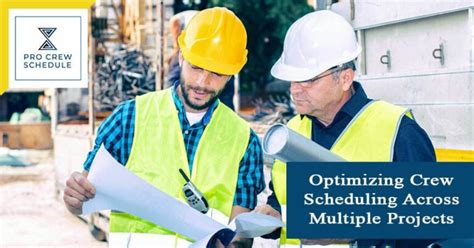 Optimizing Crew Scheduling Across Multiple Projects Pro Crew Schedule