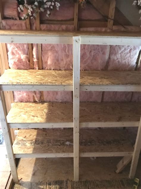 Easy Diy Attic Shelving System Diy Storage Shelves Loft Storage Shelving Attic Spaces Attic