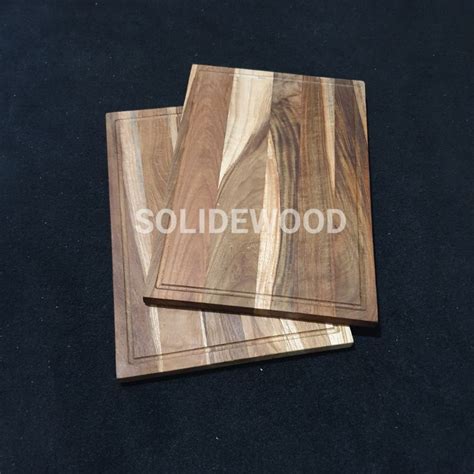 Jual Talenan Kayu Jati SOLIDLINE Telenan Cutting Board 20cm X 30cm