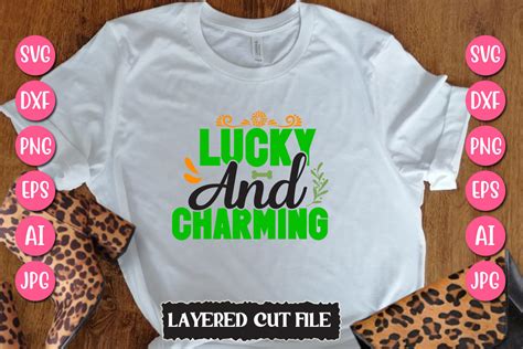 Lucky And Charming Svg Graphic By Smmedia Creative Fabrica