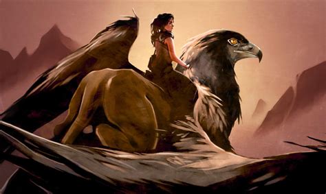 Griffin Rider By White Nightingales On Deviantart