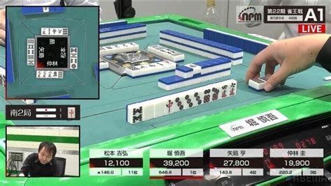 プロ雀士超技巧伝・堀慎吾②仲林のリーチに無筋連打して字牌止め（文・須田良規）｜近代麻雀ノート