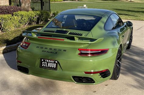 This Gorgeous Olive Green Porsche 911 Turbo S Just Sold For $205,000 | Carscoops