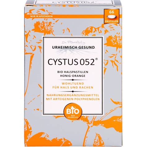 Cystus Bio Halspastillen Honig Orange St Elisana