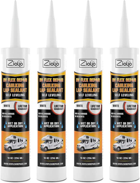 Ziollo Rv Flex Repair Caulking Lap Sealant Self Leveling Epdm Sealant