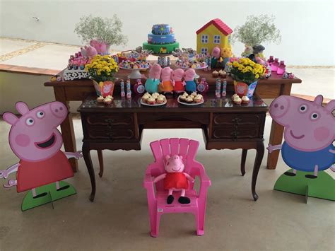 Decora O De Festa Infantil Tema Peppa Pig A Mesa Do Bolo Artes