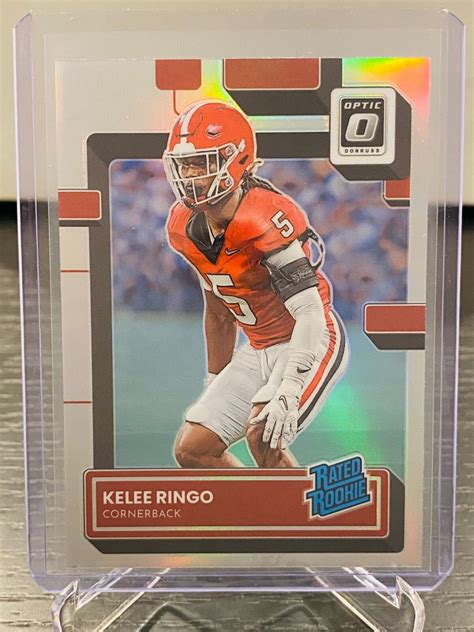 Kelee Ringo Optic Silver Prizm Rated Rookie Rc Eagles Ebay