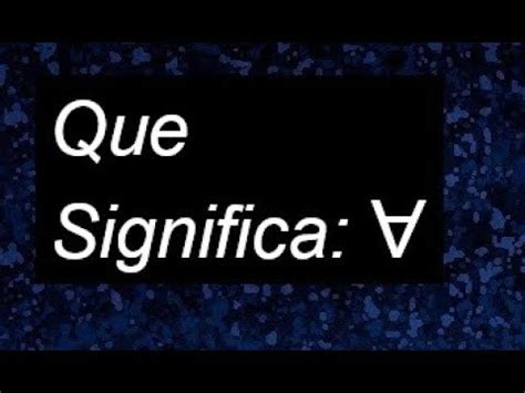 Que Significa La A Al Reves En Matematicas 2025