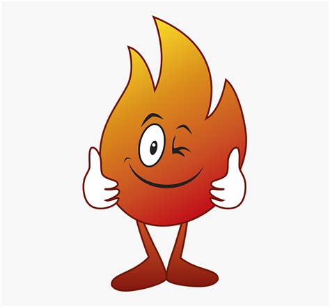 Caricature Drawing Fire Flames Campfire Burning Cartoon Fire