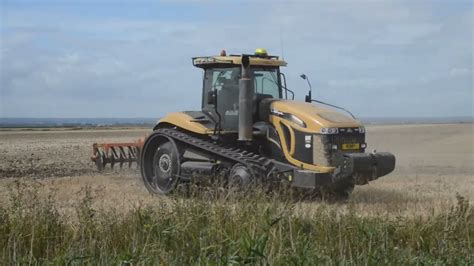 Cat C Challenger Simba Solo Tillage Train Cultivating Stubble