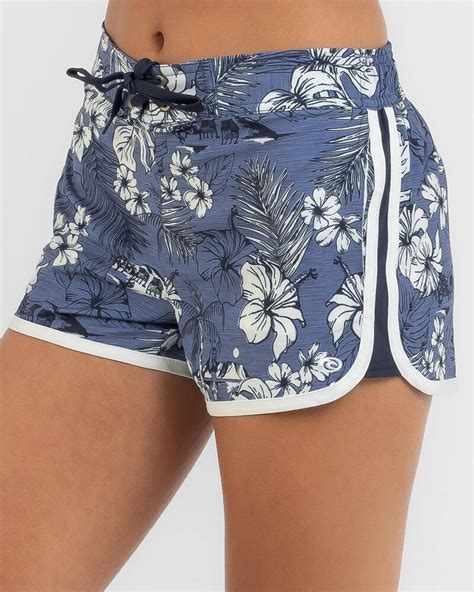 Shop Rip Curl Surf Treehouse Board Shorts In Navy Fast Shipping