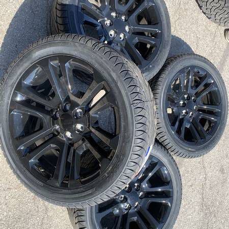 New Black Chevy Wheels And New Tires Rims S Rines Negros