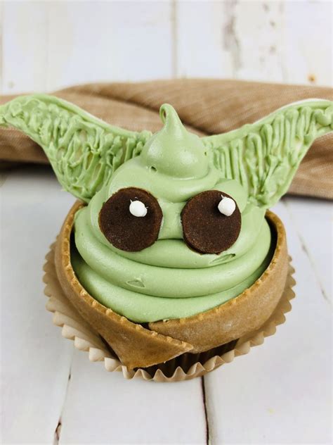 Baby Yoda Cupcakes How To Make The Cutest Star Wars Treats A Monkey