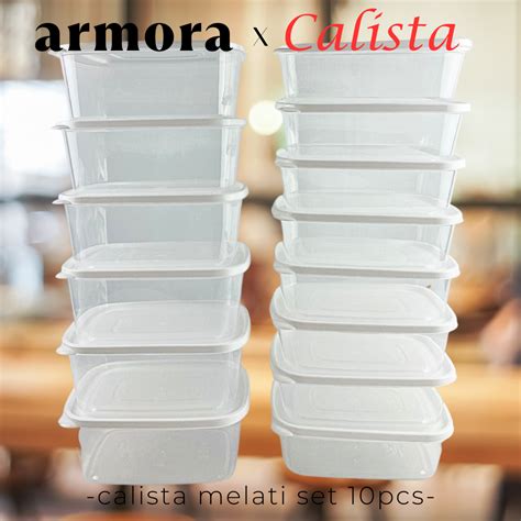 Jual Calista Toples Plastik Calista Melati Set Isi Pcs Food