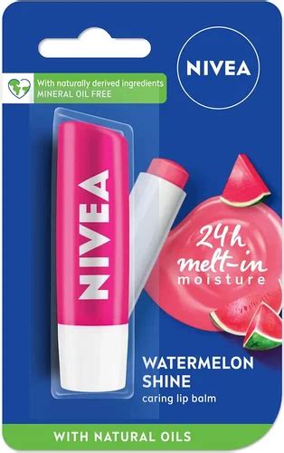 Nivea Nivea Lip Balm Fruity Peach Shine G Watermelon G At Rs