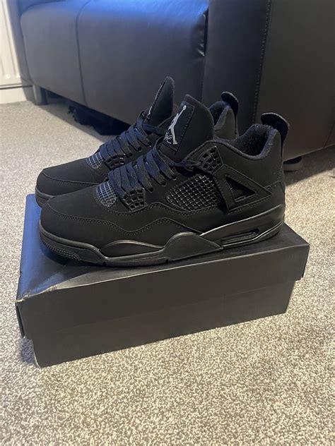 Size 10 Jordan 4 Retro Mid Black Cat EBay