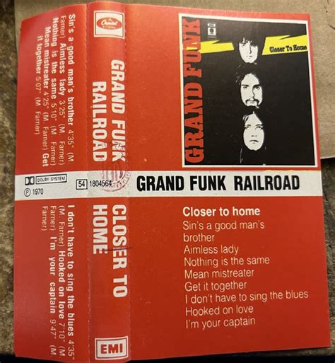 Grand Funk Railroad Closer To Home Dolby Cassette Discogs