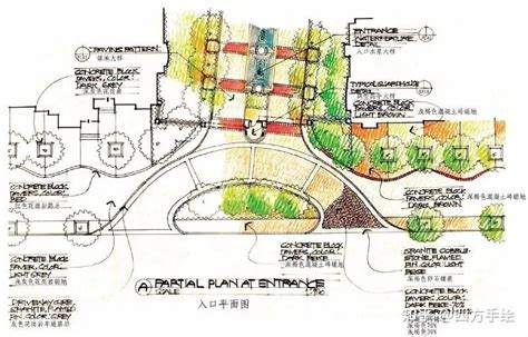 【景观园林考研】这6个类型的景观园林快题节点元素抄绘，你必须熟练掌握！ 知乎