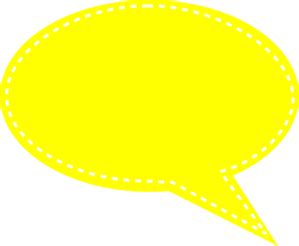 Yellow Speech Bubble Png Clip Art Library