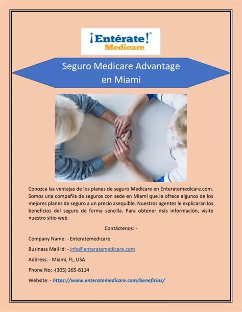 Ppt Seguro Medicare Advantage En Miami Powerpoint Presentation Free