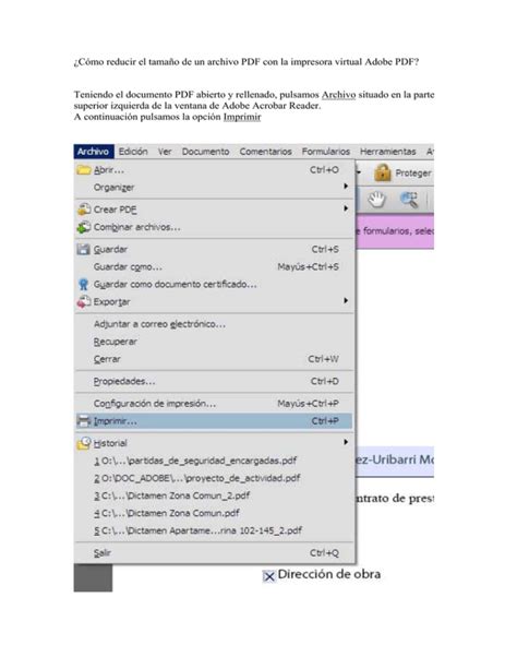 Cómo reducir el tamaño de un archivo PDF con la impresora