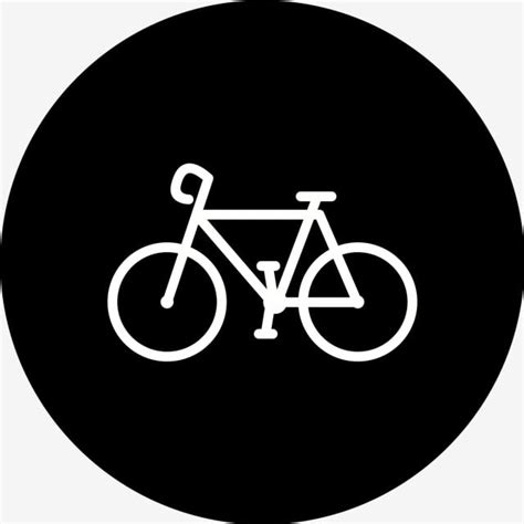 Vector Icono De Bicicletas Andar En Bicicleta La Carretera Carrera