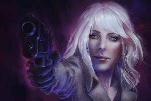 Women Charlize Theron Artwork Gun Girls With Guns Atomic Blonde Movie Wallpapers HD