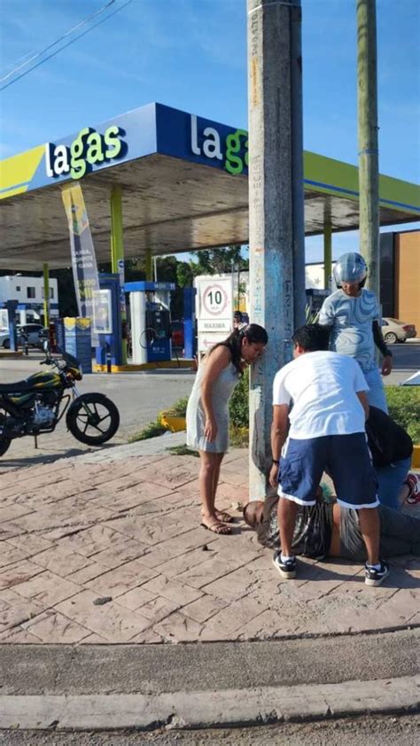 Grave Accidente En Chetumal Motociclista Al Borde De La Muerte