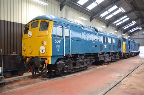 British Railways Class 24 No 5081 Inside The Sheds At Tod Flickr