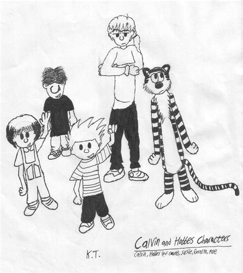 Calvin and Hobbes Characters by IceWulf77 on DeviantArt