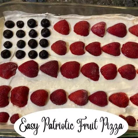 Easy Patriotic Fruit Pizza Out Of The Box Baking