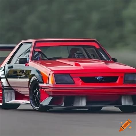 Ford Mustang Transformed Into A Modern Gt Racecar With Advan