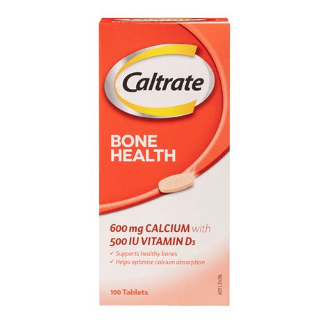 Buy Caltrate Bone Health 100 Tablets Online At Chemist Warehouse®