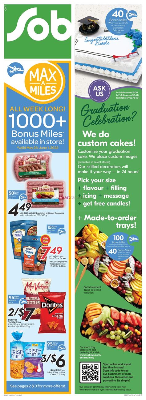 Sobeys On Flyer May To June