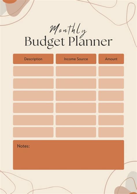 Page Customize Finance Planner Templates Online Canva