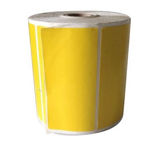 Pp Yellow Colour Plain Chromo Labels At Rs Roll In Aurangabad Id