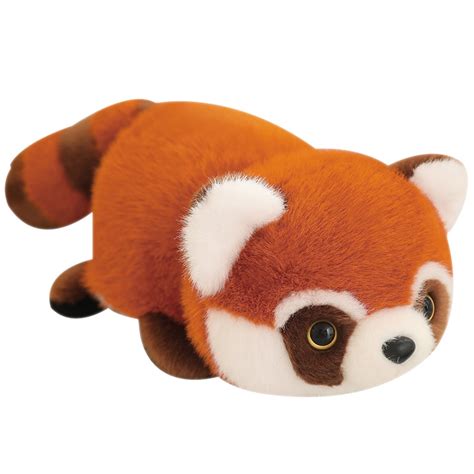 2 In 1 Plush Red Panda Stuffed Animal Panda Plush Toy Sleeping Pillow